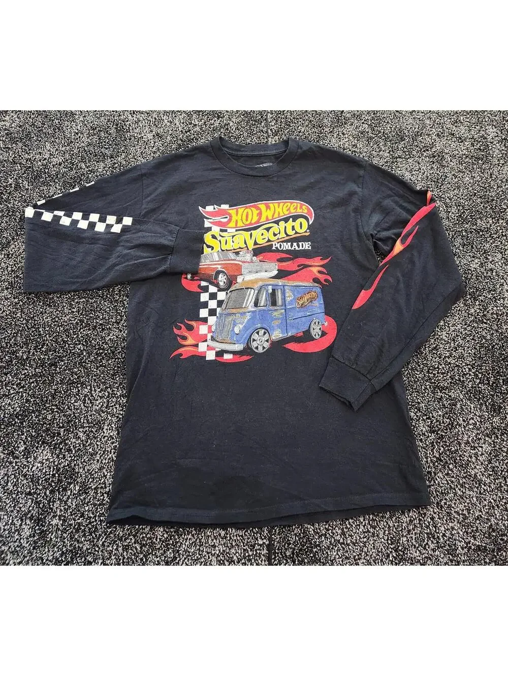 Hot Wheels x Suavecito Overdrive Long Sleeve Shirt Limited Edition Size Medium - Picture 11 of 11